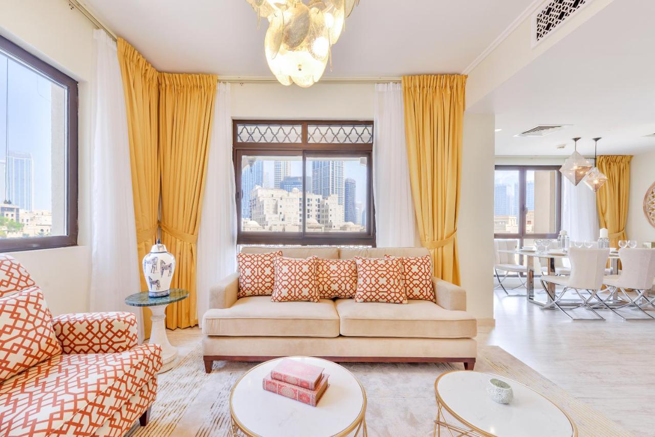 Ultra Luxury Downtown - Full Burj Khalifa View - 5 Min Walk To Dubai Mall! Kültér fotó