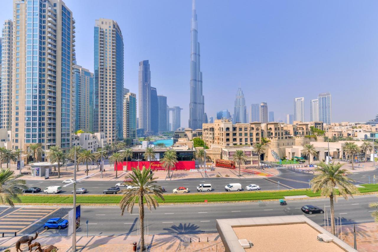 Ultra Luxury Downtown - Full Burj Khalifa View - 5 Min Walk To Dubai Mall! Kültér fotó
