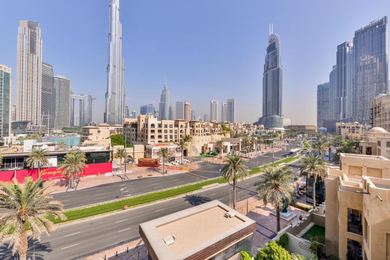 Ultra Luxury Downtown - Full Burj Khalifa View - 5 Min Walk To Dubai Mall! Kültér fotó