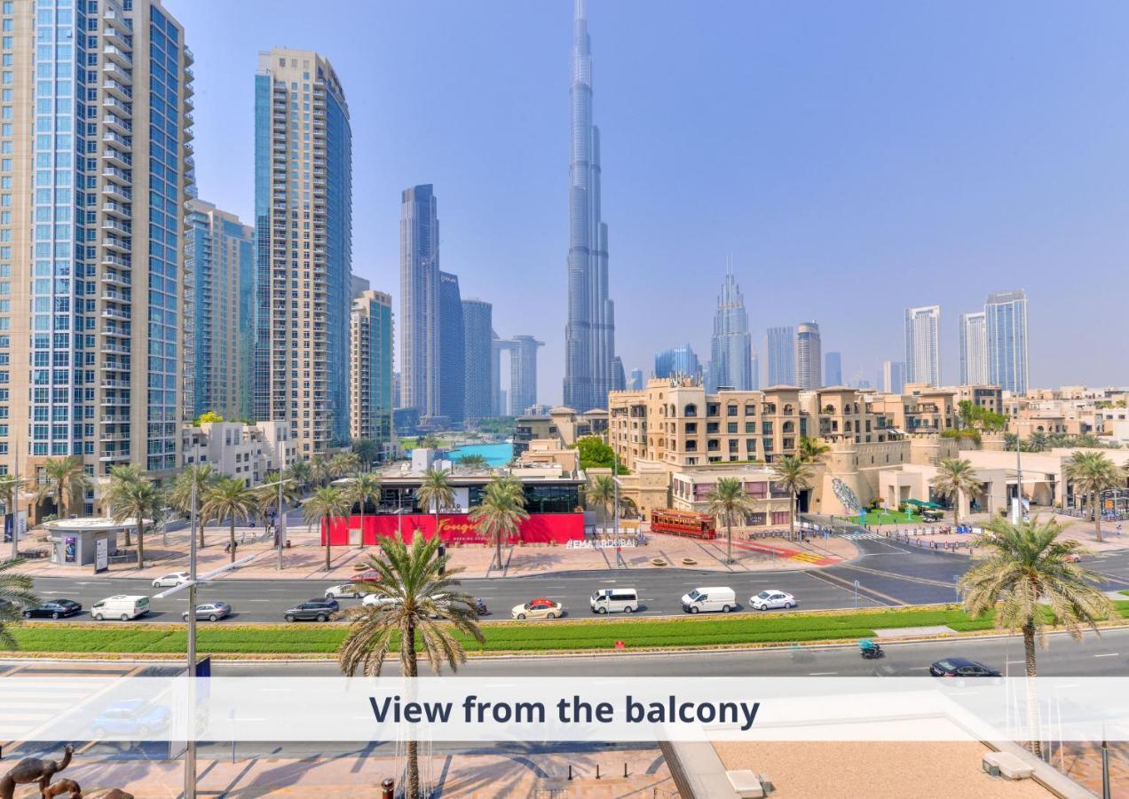 Ultra Luxury Downtown - Full Burj Khalifa View - 5 Min Walk To Dubai Mall! Kültér fotó