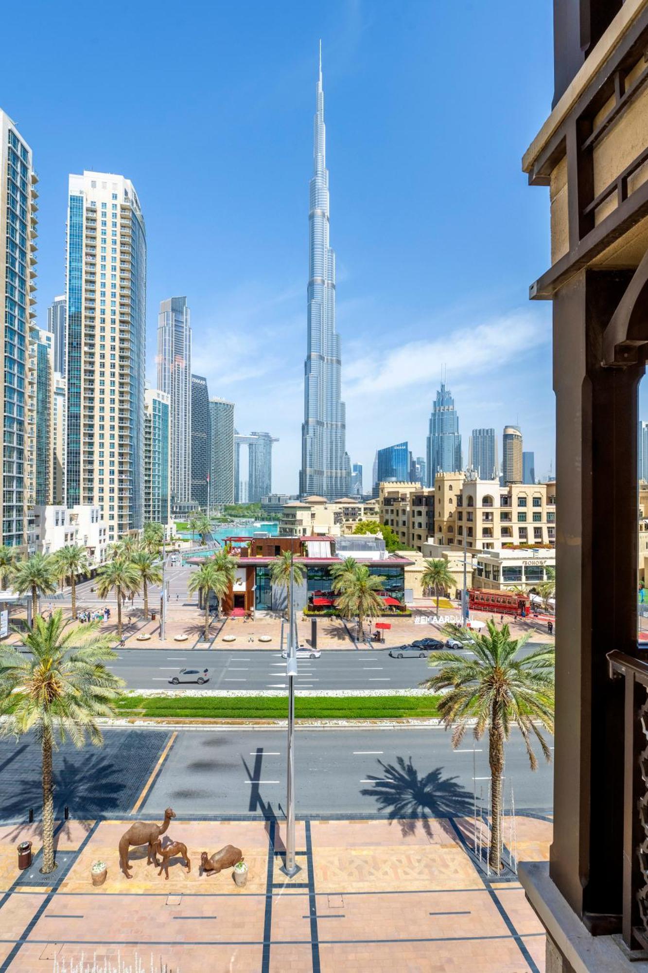 Ultra Luxury Downtown - Full Burj Khalifa View - 5 Min Walk To Dubai Mall! Kültér fotó