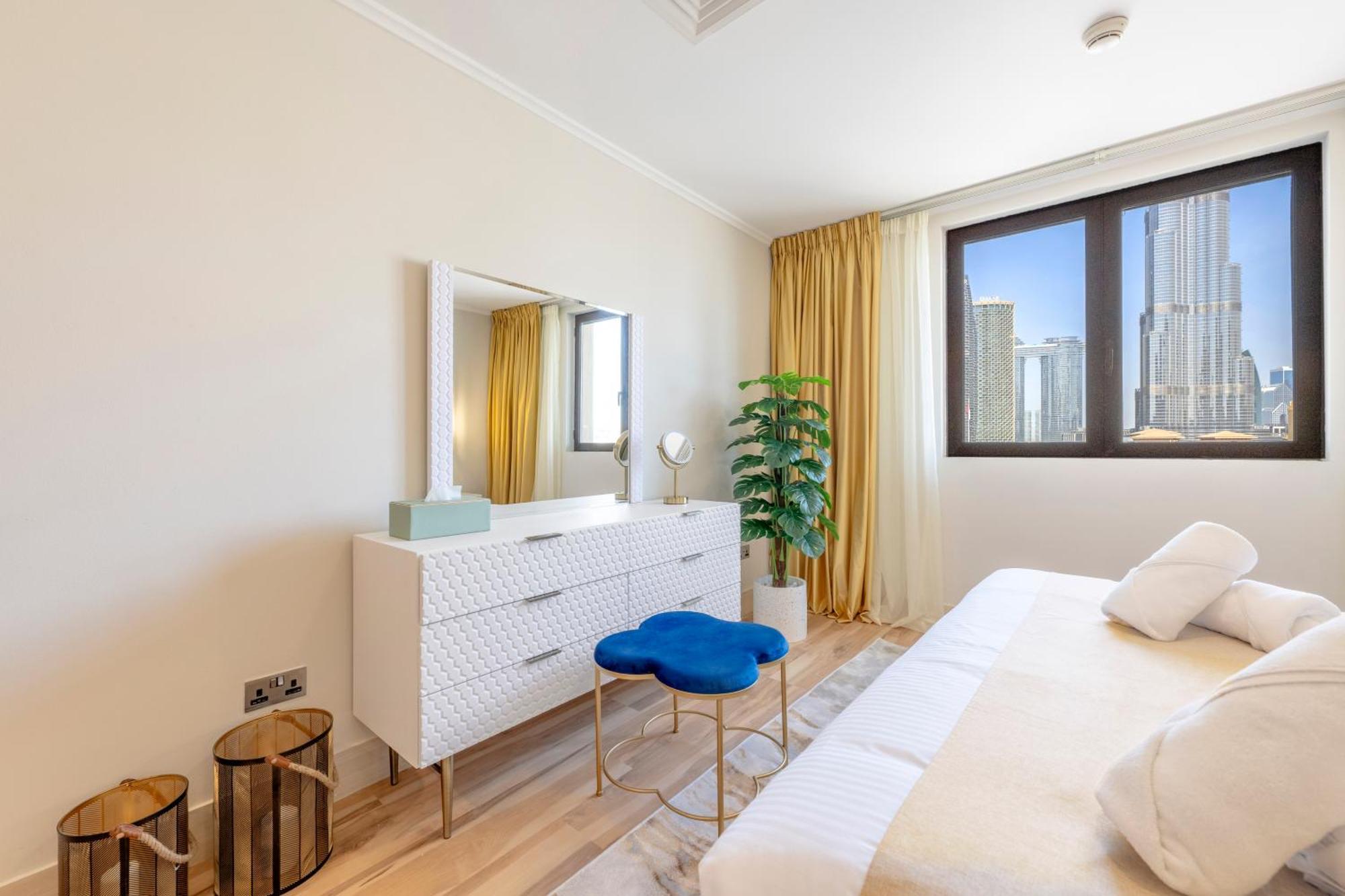 Ultra Luxury Downtown - Full Burj Khalifa View - 5 Min Walk To Dubai Mall! Kültér fotó
