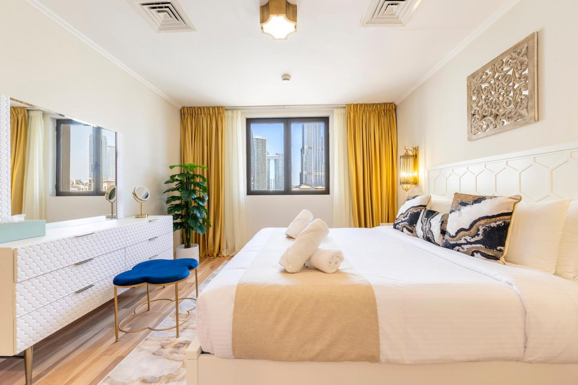 Ultra Luxury Downtown - Full Burj Khalifa View - 5 Min Walk To Dubai Mall! Kültér fotó