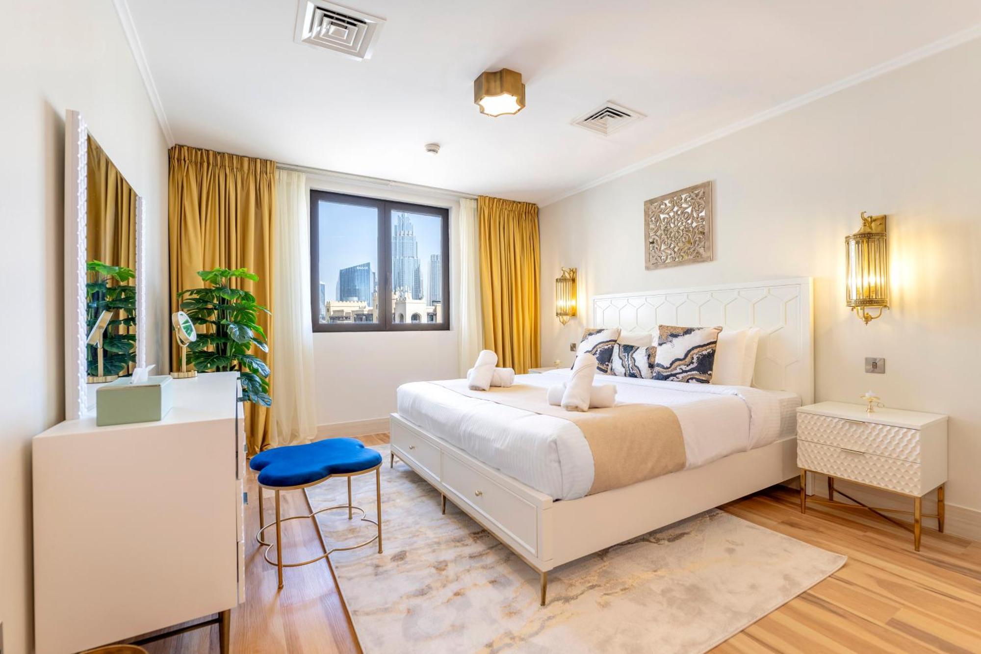 Ultra Luxury Downtown - Full Burj Khalifa View - 5 Min Walk To Dubai Mall! Kültér fotó