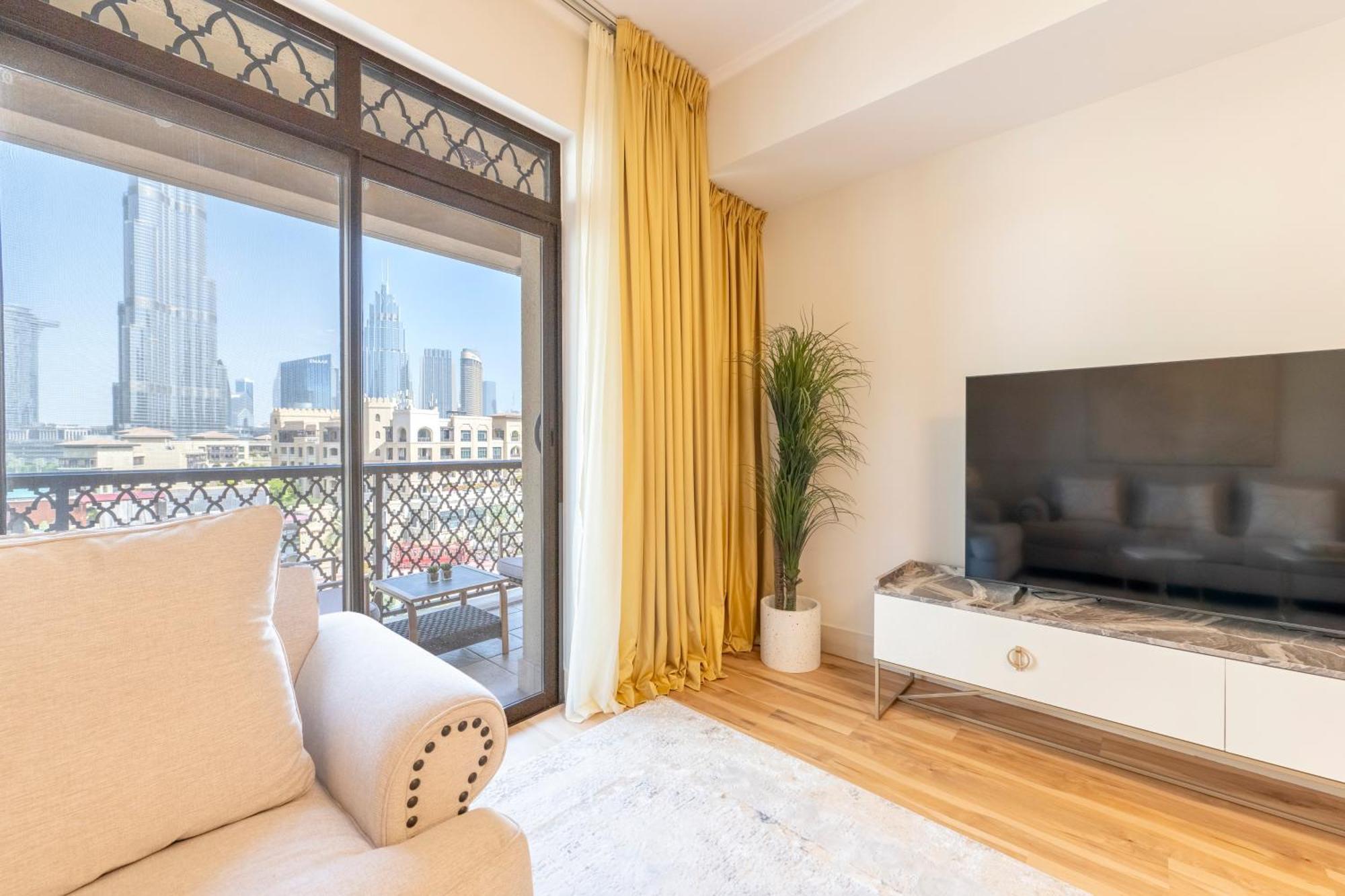 Ultra Luxury Downtown - Full Burj Khalifa View - 5 Min Walk To Dubai Mall! Kültér fotó