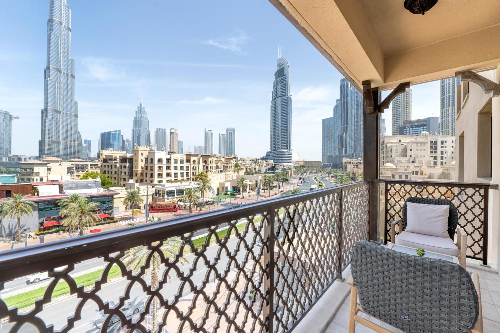 Ultra Luxury Downtown - Full Burj Khalifa View - 5 Min Walk To Dubai Mall! Kültér fotó